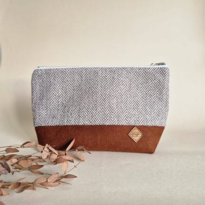 Trousse de toilette Marron