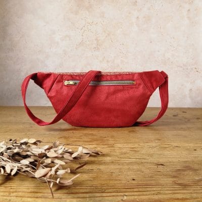 Sac banane rouge