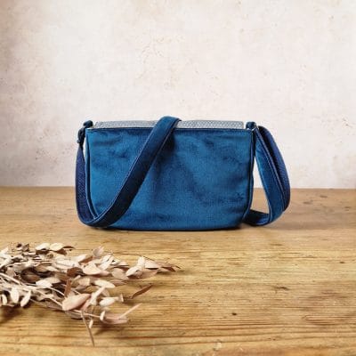 Sac Besace Écoresponsable bleu