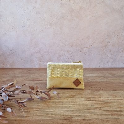 Porte-monnaie jaune