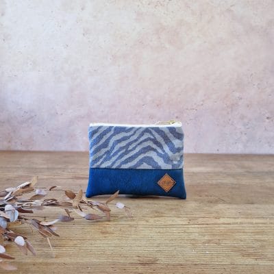Petite pochette bleu