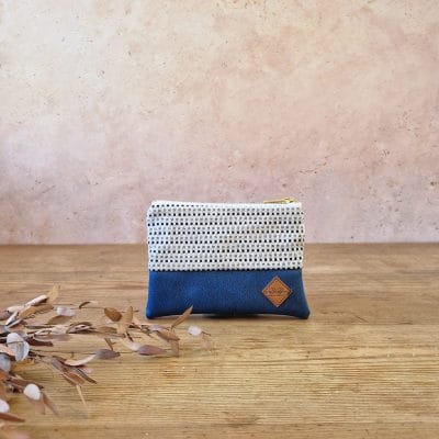 Petite pochette bleu marine