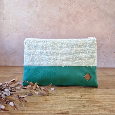 Pochette à maillot de bain turquoise