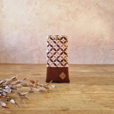 Étui à lunettes éco-responsable marron