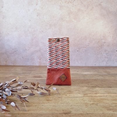 Étui à lunettes éco-responsable terracotta