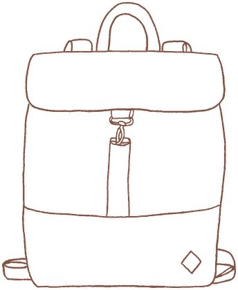 Dessin : sac à dos – Zig Zagathe